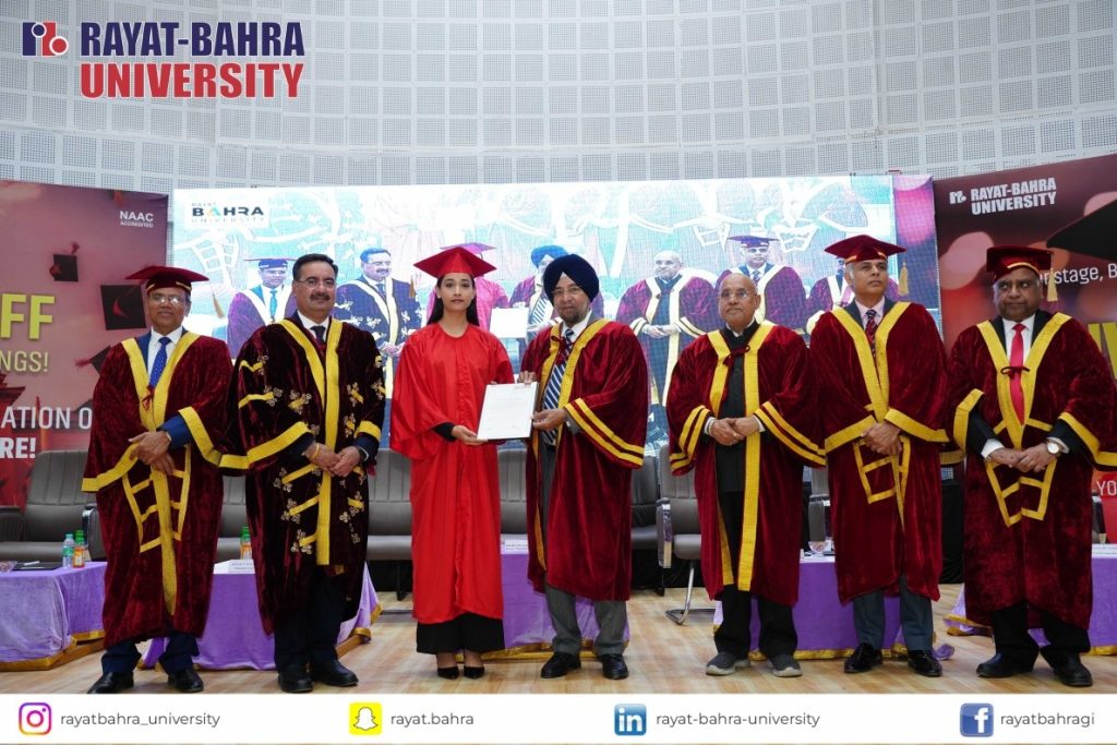 Rayat Bahra University and Institute of Nutrigenetics & Nutrigenomics Research (INNR)  Marks Asia’s First M.Sc. Nutrigenetics Convocation with 100% Placements